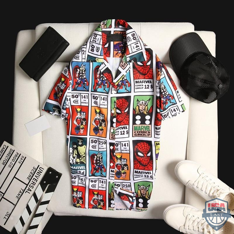 Spider-man Comic Hawaiian Shirt