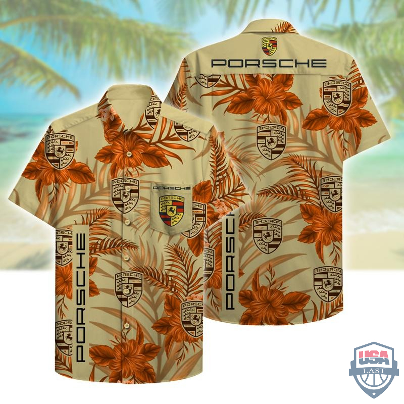 Porsche 3D Hawaiian Shirt