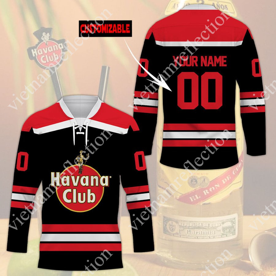 Personalized Havana Club hockey jersey