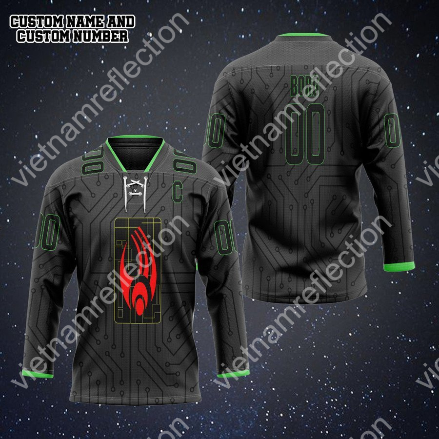 Personalized Star Trek Borg Collective hockey jersey