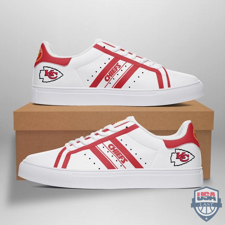 Awesome Kansas City Chiefs Logo Stan Smith Shoes
