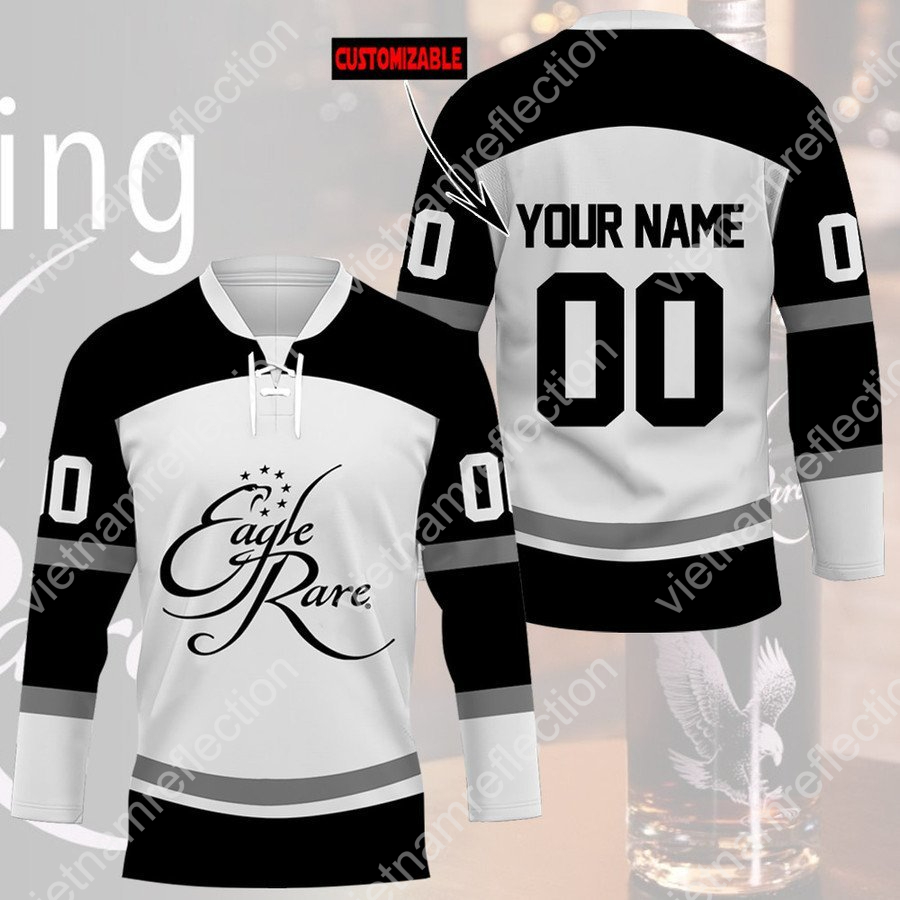 Personalized Eagle Rare whisky hockey jersey