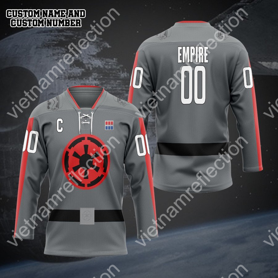 Personalized Star Wars The Empire hockey jersey