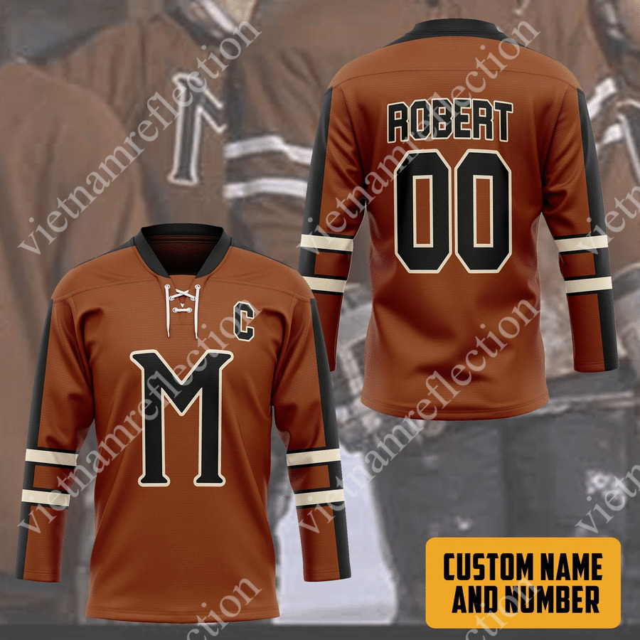 Personalized 10 Bieber Mystery Alaska hockey jersey