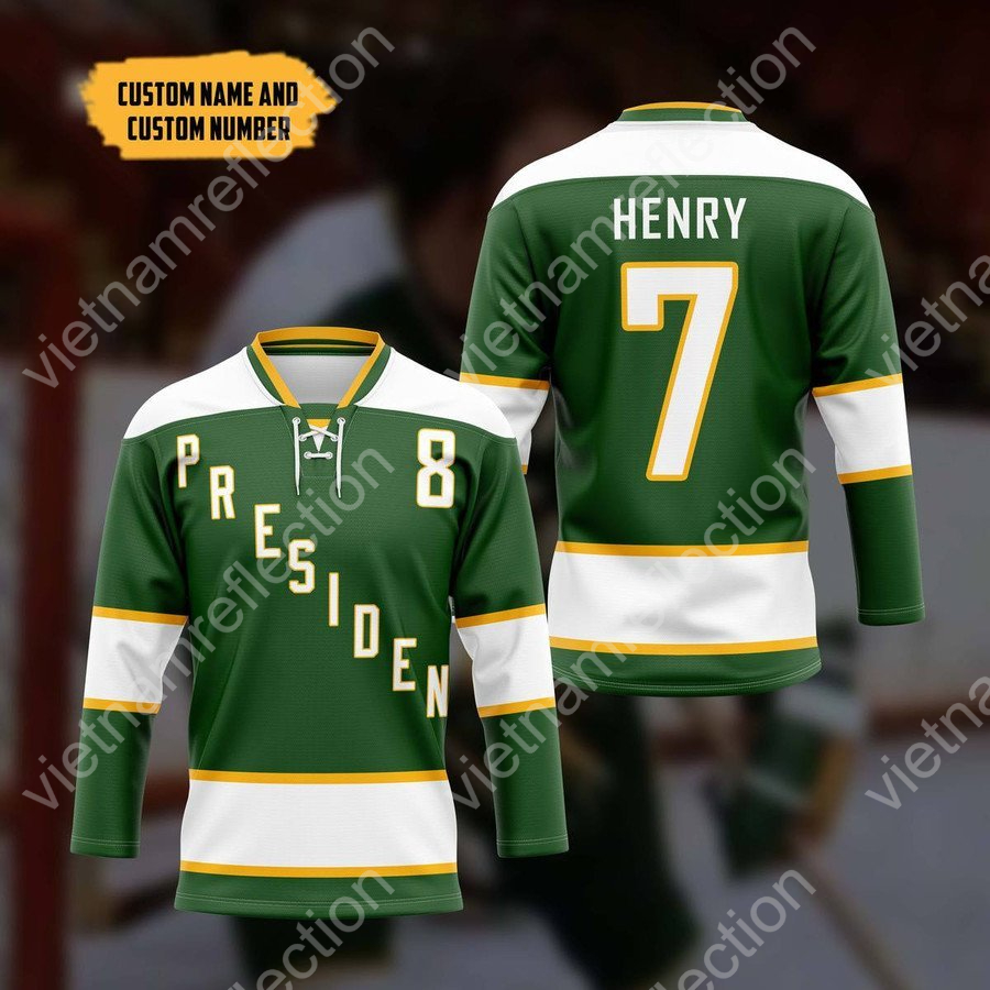 Personalized Hyannisport Presidents hockey jersey