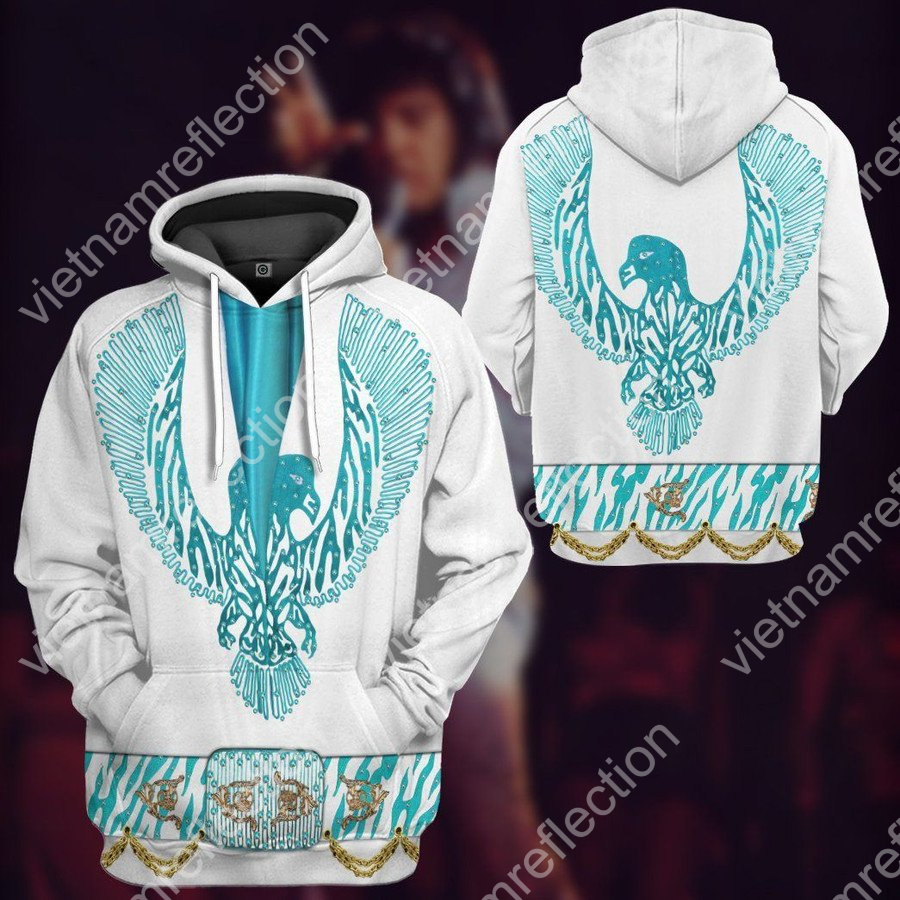 Elvis Presley Phoenix Turquoise Jumpsuit 3d hoodie t-shirt apparel