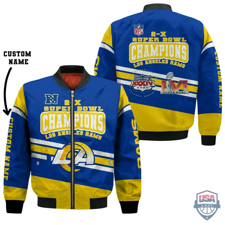 Los Angeles Rams Super Bowl LVI Champions Bomber Jacket