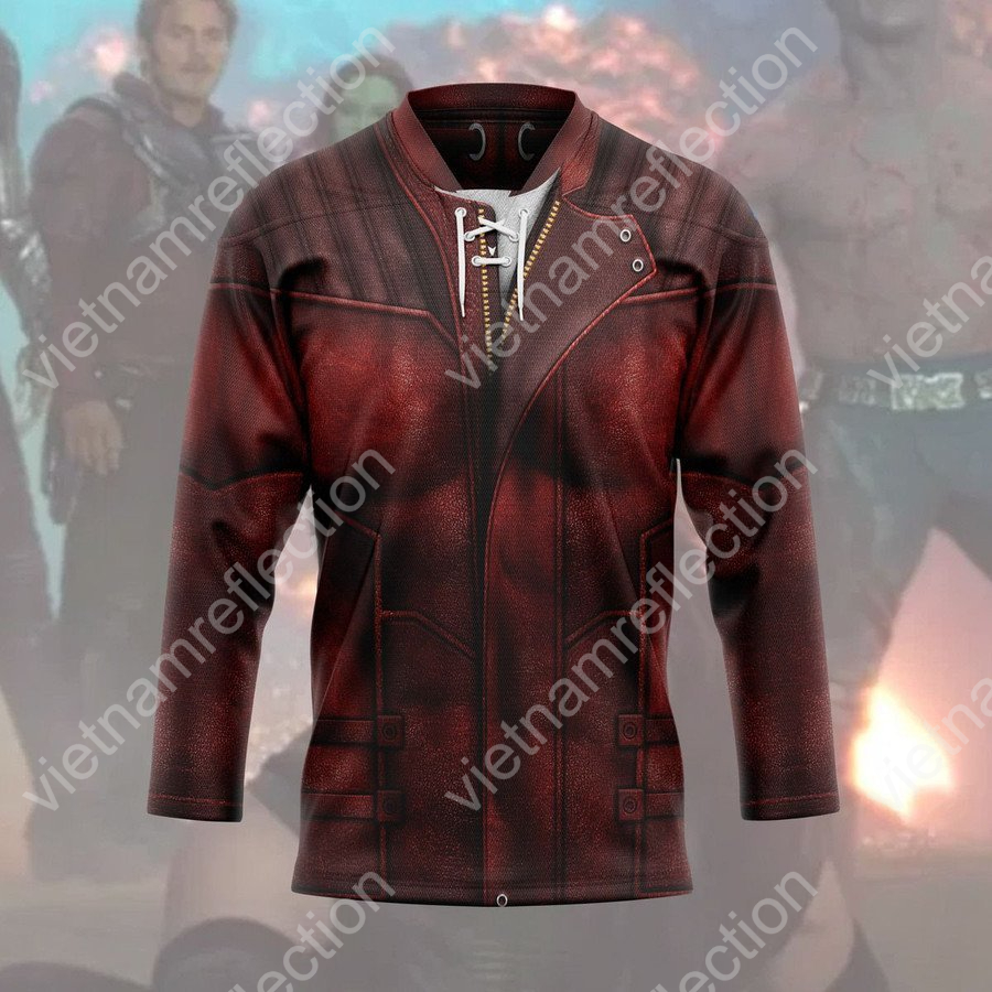 Guardian of the Galaxy Star Lord hockey jersey