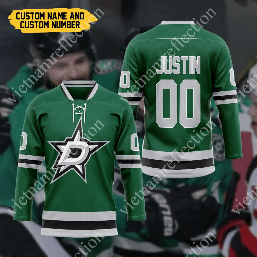 Personalized NHL Dallas Stars hockey jersey