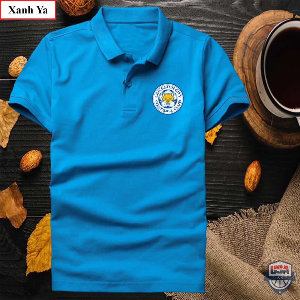 Leicester City Football Club Blue Polo Shirt