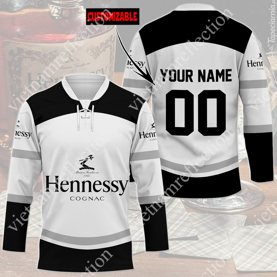 Personalized Hennessy hockey jersey