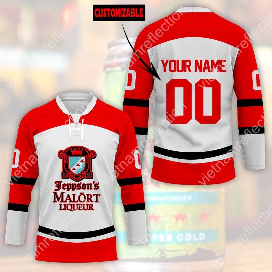 Personalized Jeppson’s Malort Liqueur hockey jersey