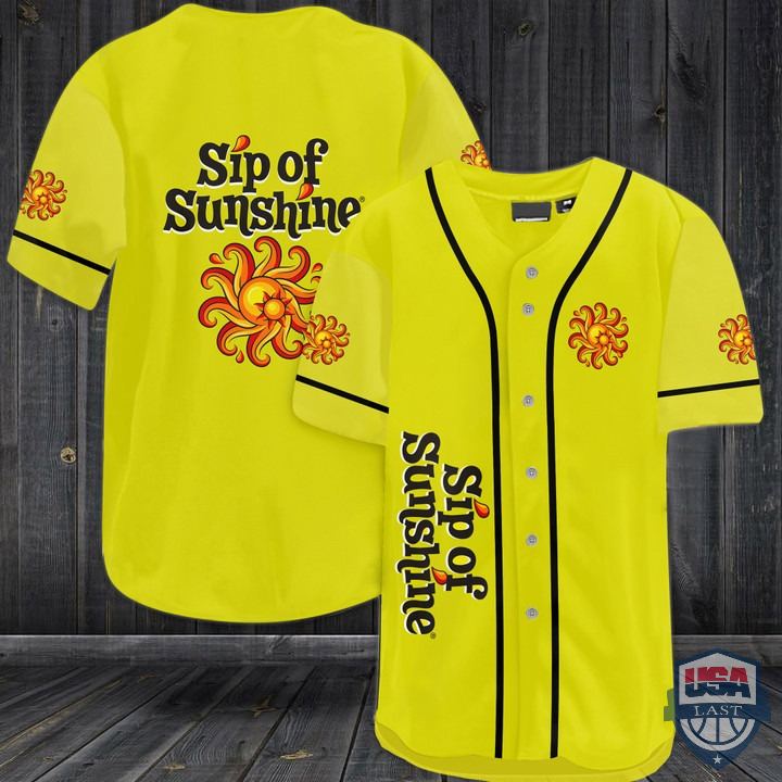 Sip Of Sunshine Baseball Jersey