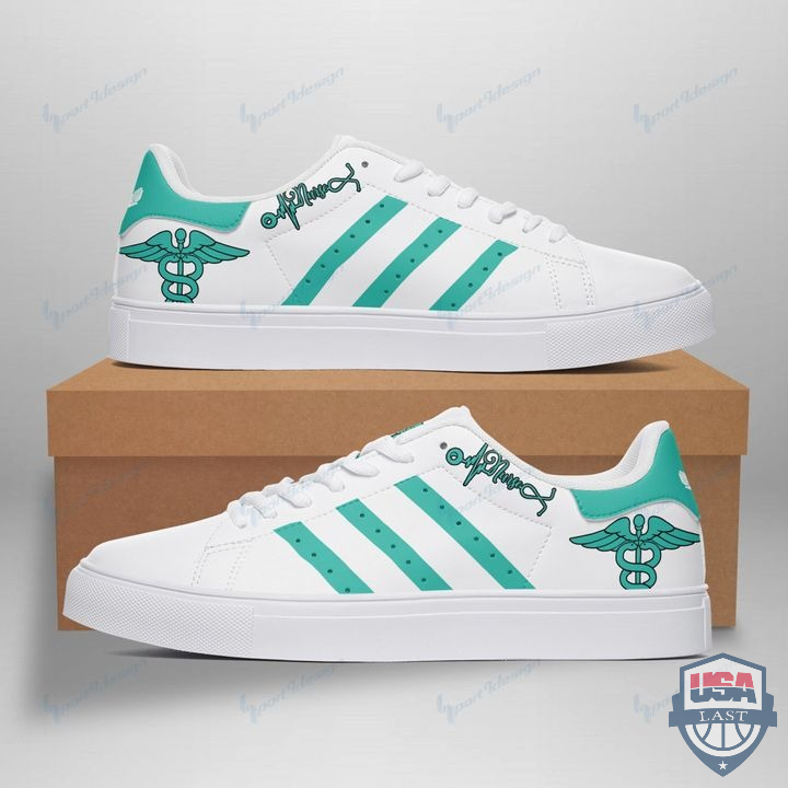 Awesome Nurse Stan Smith Shoes Green Version