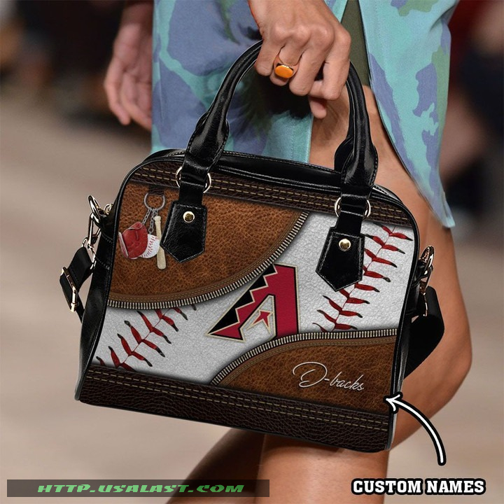 Arizona Diamondbacks Custom Name Shoulder Handbag Women Gift