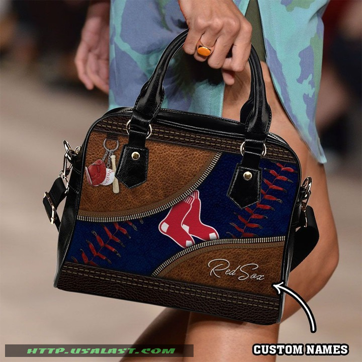 Boston Red Sox Personalized Shoulder Handbags Women Gift