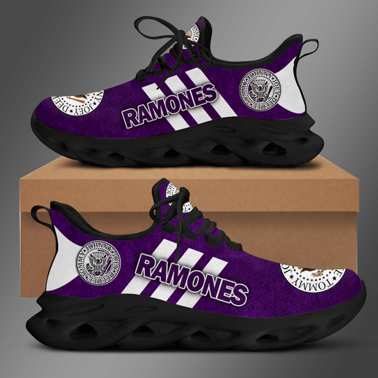 Ramones band purple Clunky Max soul shoes