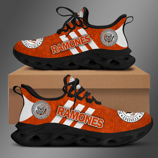 Ramones band orange Clunky Max soul shoes