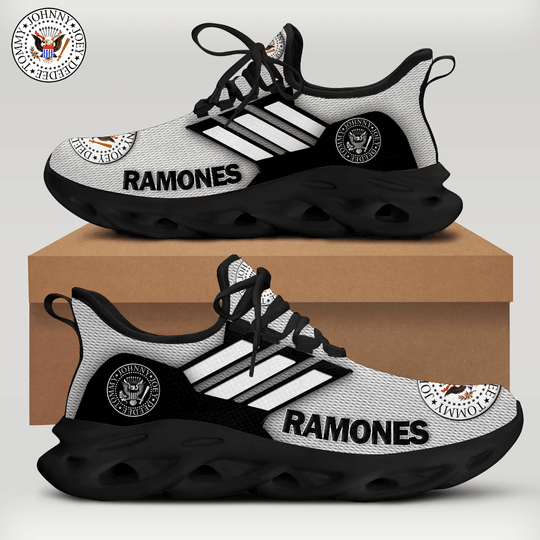 Ramones band grey Clunky Max soul shoes