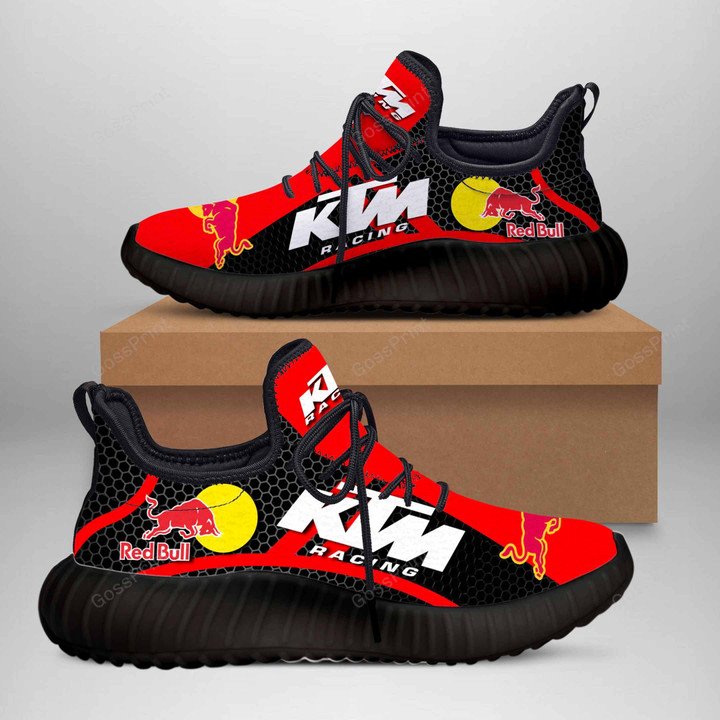 KTM Racing Red Bull red black yeezy shoes