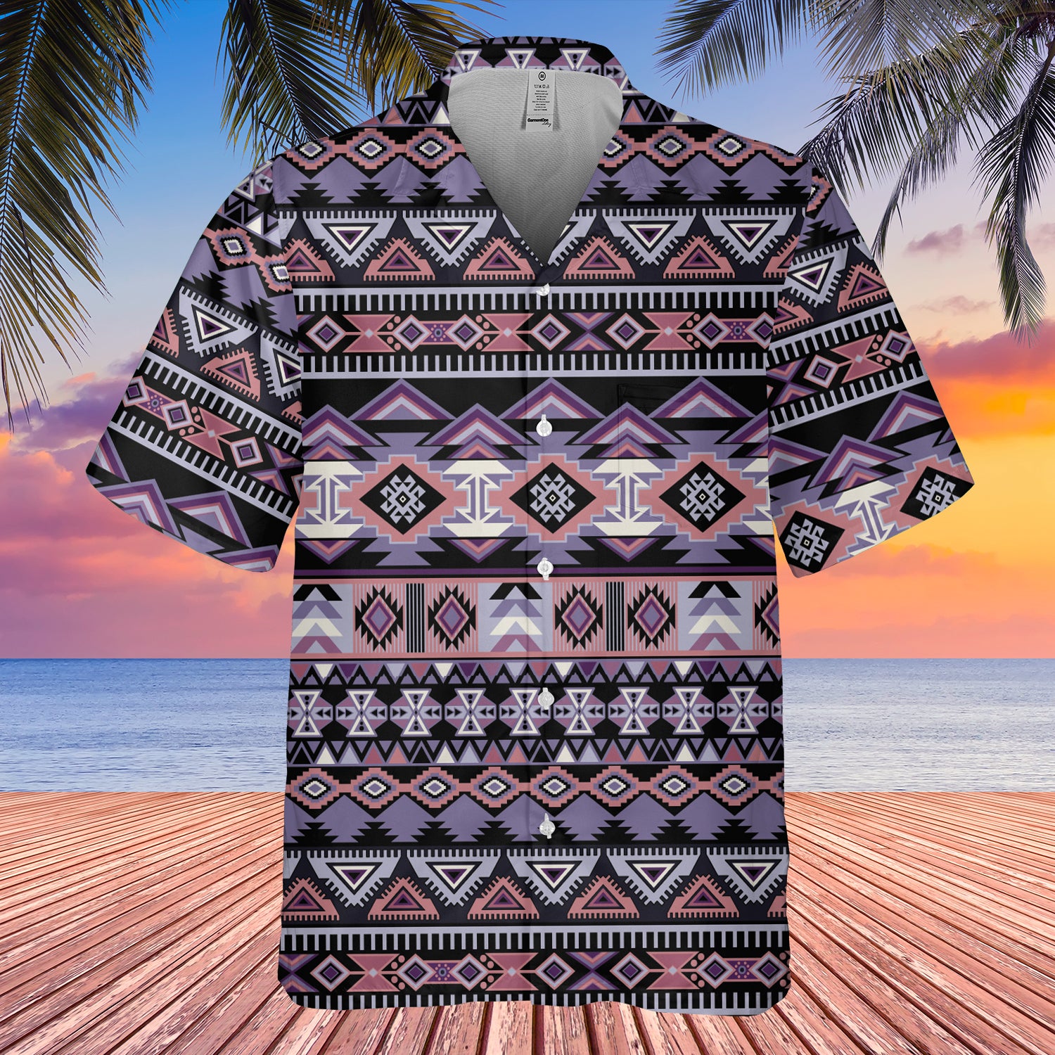 Ethnic Pattern Hawaiian Shirt