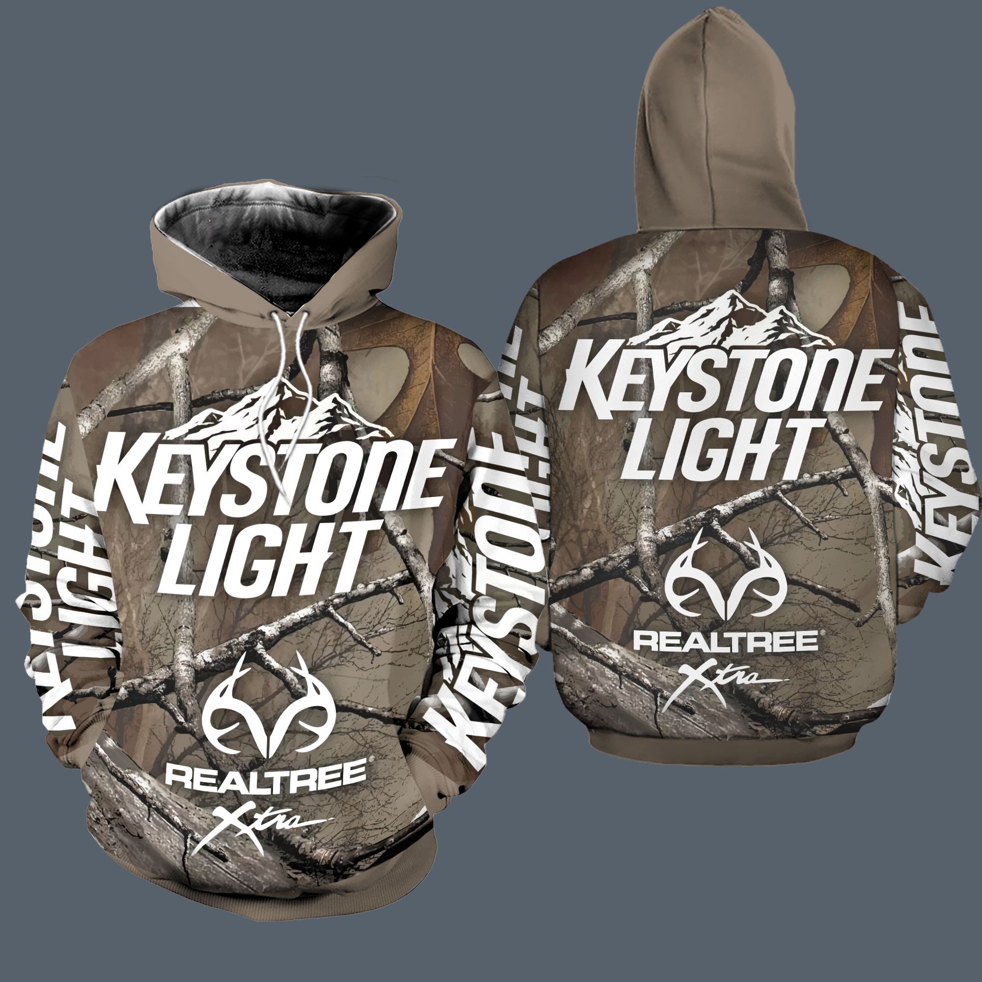 Keystone Light Realtree 3d hoodie