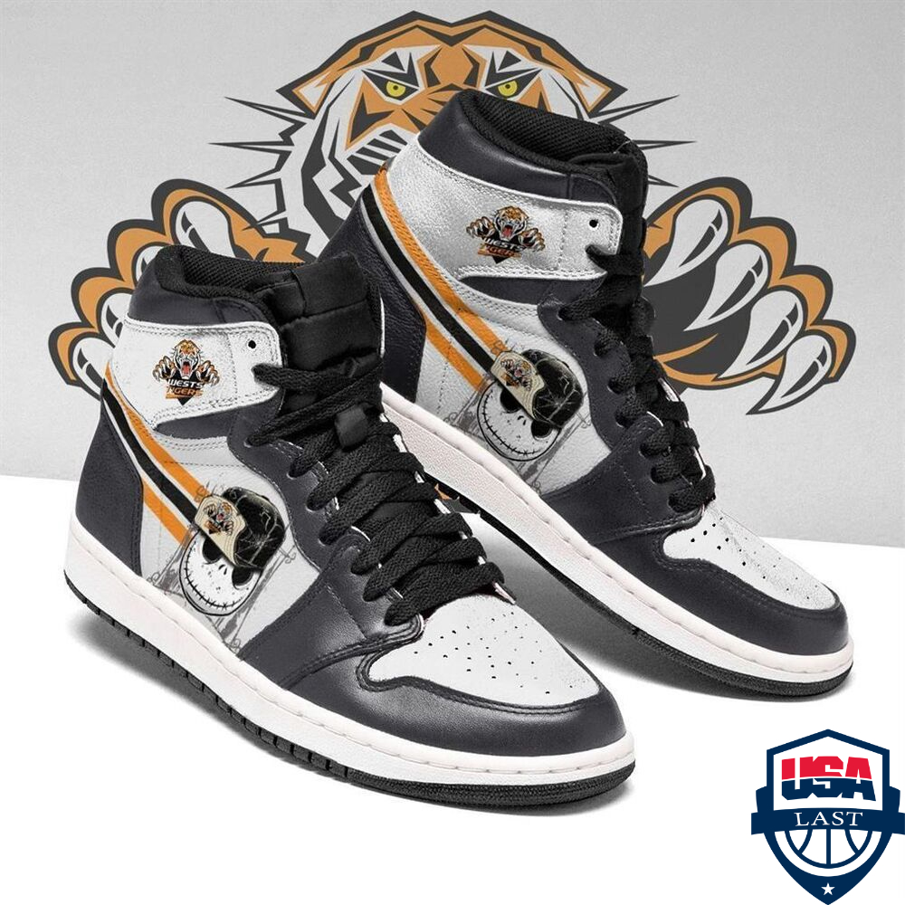 Wests Tigers NRL ver 1 Air Jordan High Top Sneaker Shoes