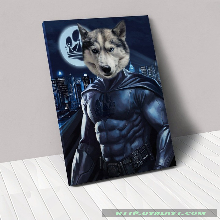 Personalized Pet The Dark Hero Poster And Canvas Print