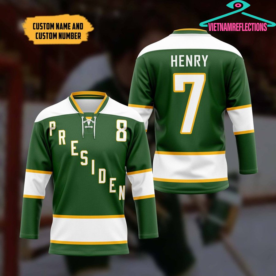 Hyannisport Presidents personalized custom hockey jersey