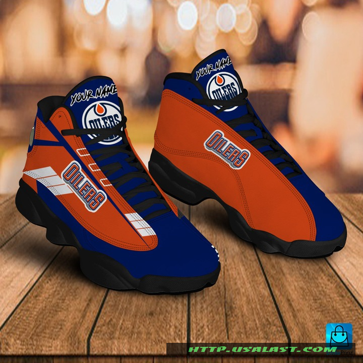 Sale OFF Personalised Edmonton Oilers Air Jordan 13 Shoes
