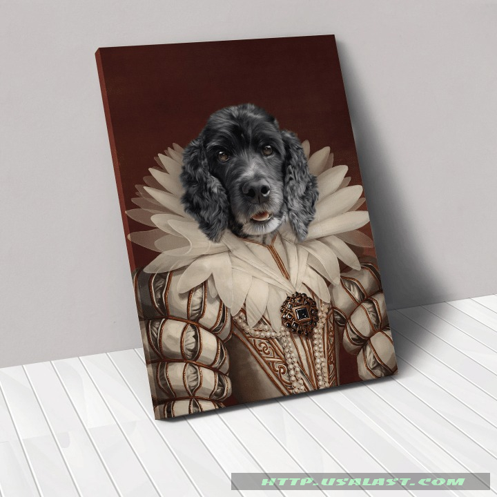 The Queen Personalized Pet Image Canvas And Poster