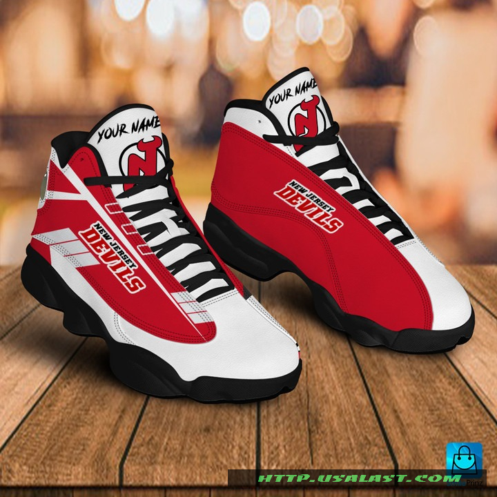 Sale OFF Personalised New Jersey Devils Air Jordan 13 Shoes