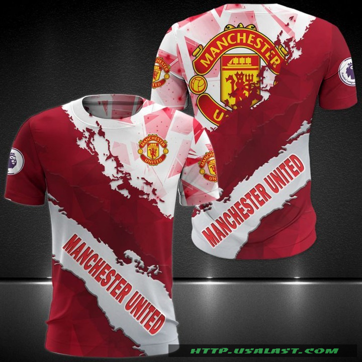 Manchester United Logo 3D All Over Print Shirt