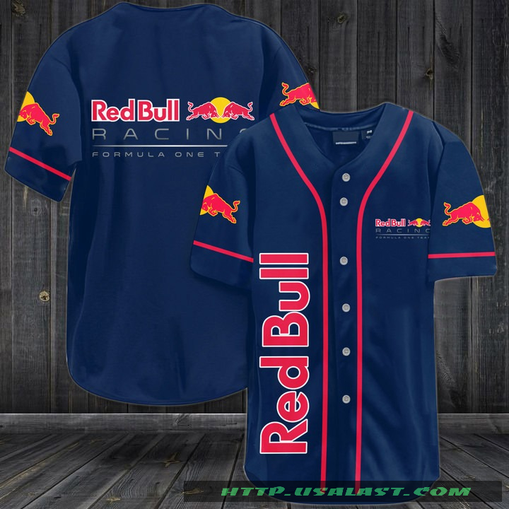 Redbull Racing F1 Team Baseball Jersey Shirt