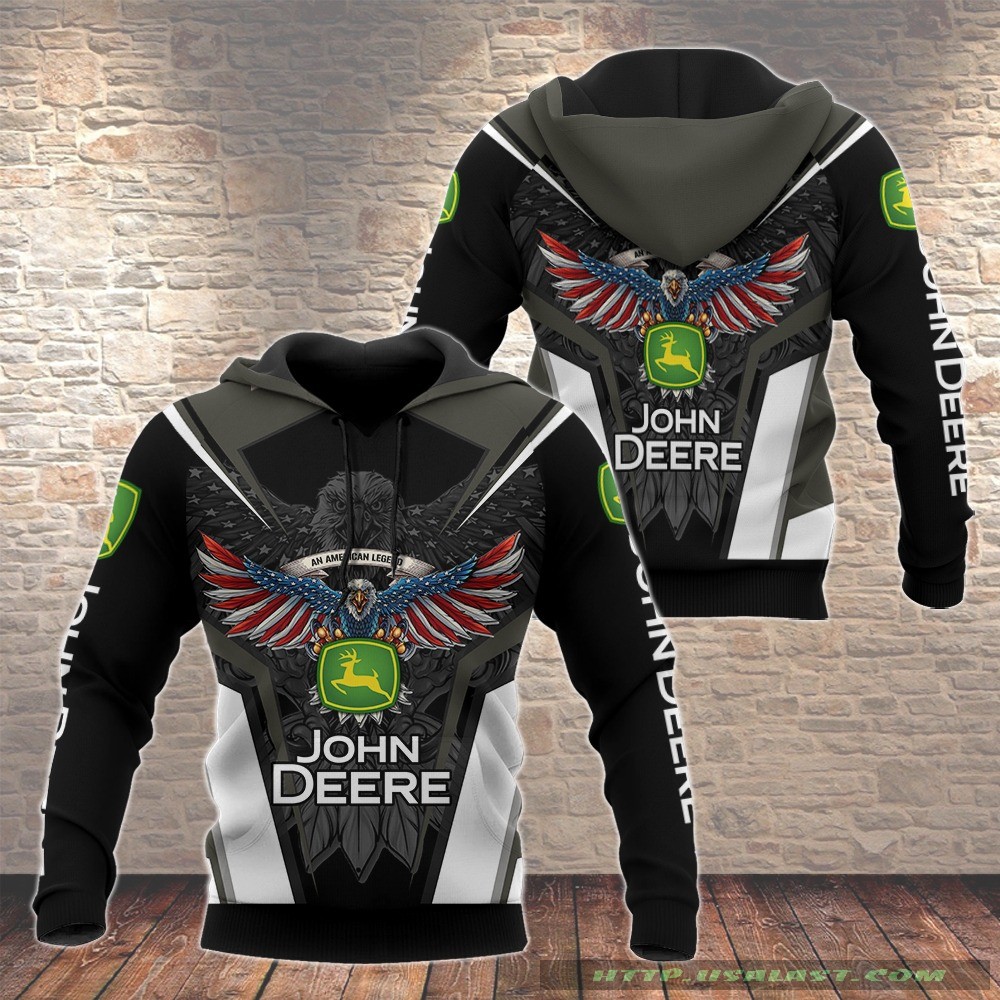 John Deere An American Legend 3D Hoodie