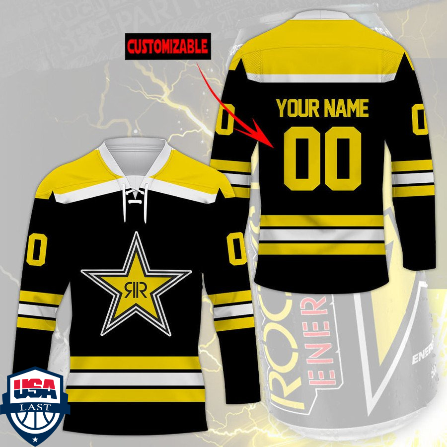 Rockstar Energy personalized custom hockey jersey
