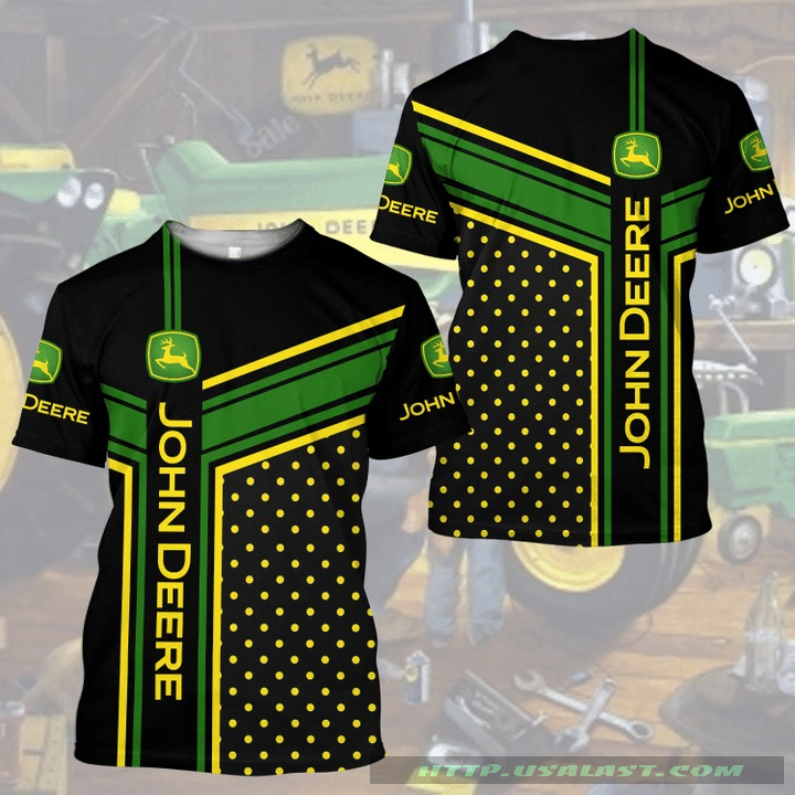 John Deere Dots 3D All Over Print Shirt