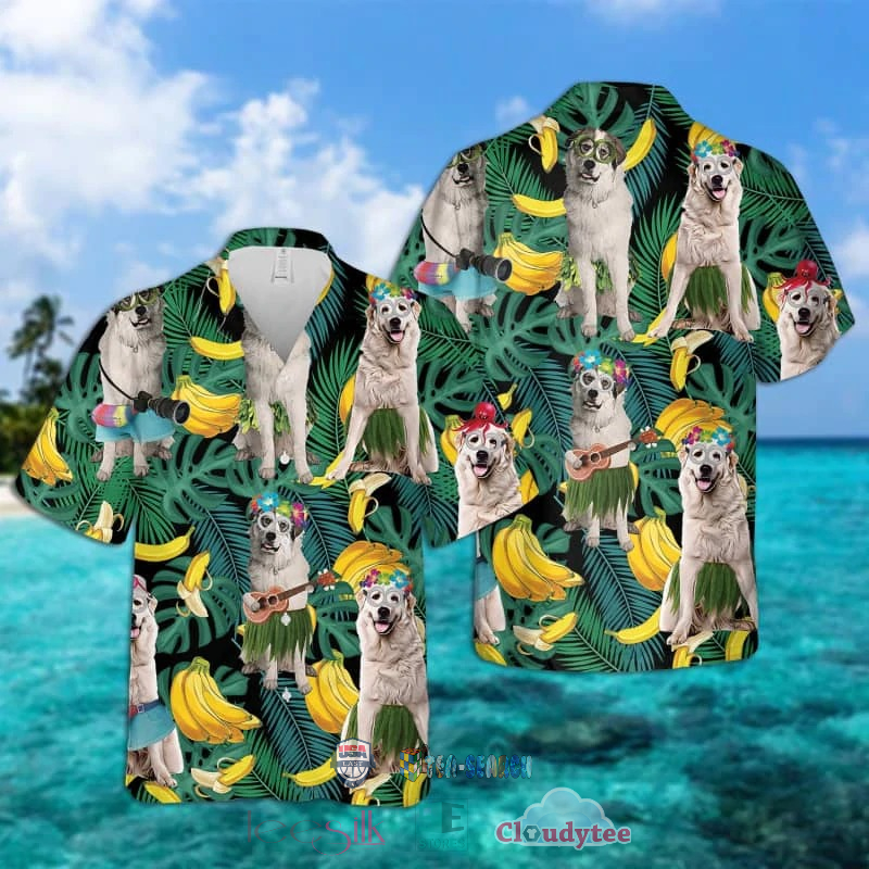 NEW Great Pyrenees Banana Tropical Hawaiian Shirt