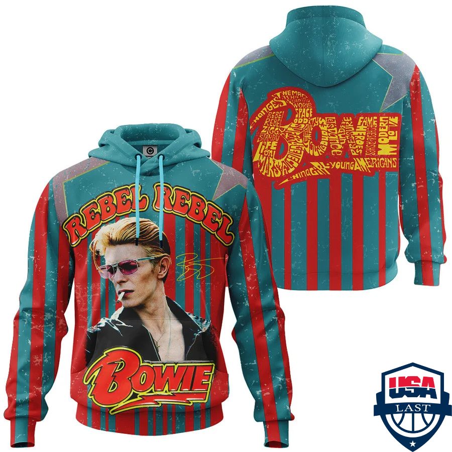 David Bowie ver 9 3d hoodie apparel