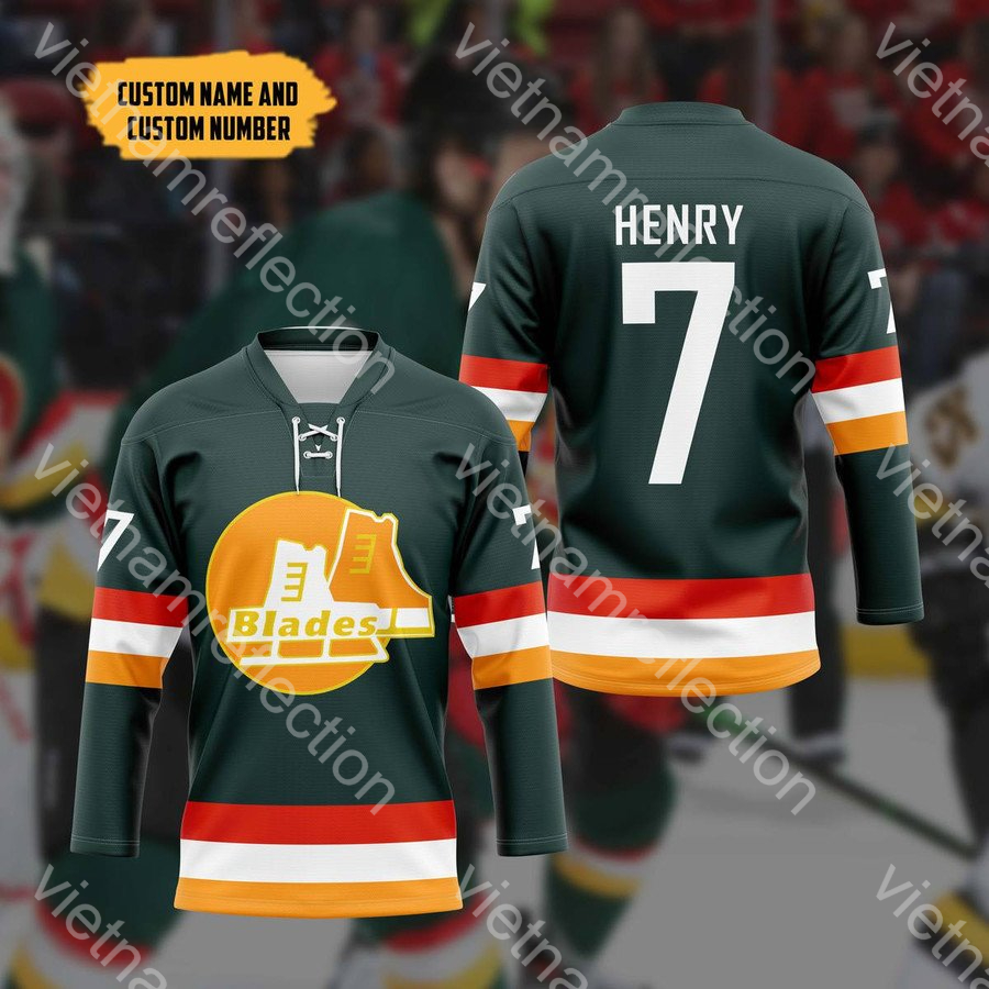 Broome County Blades personalized custom hockey jersey