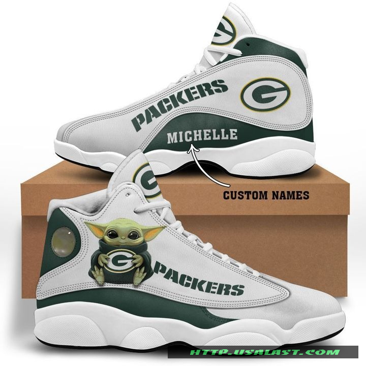 Sale OFF Personalised Green Bay Packers Baby Yoda Air Jordan 13 Shoes