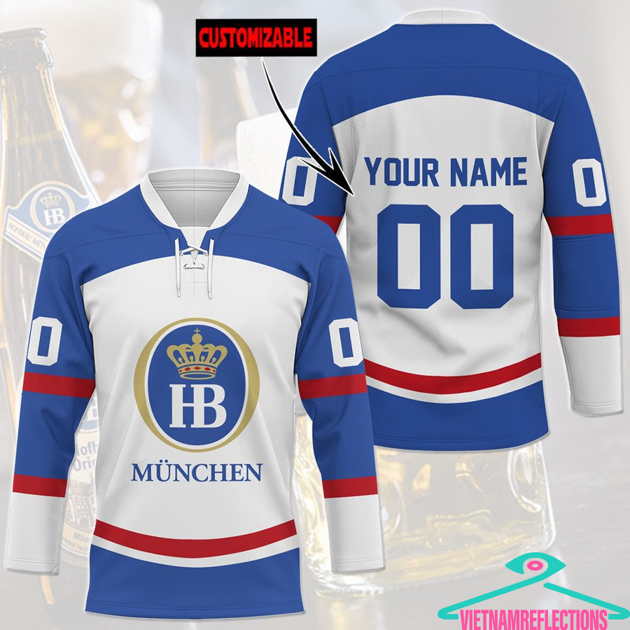 HB Munchen beer personalized custom hockey jersey