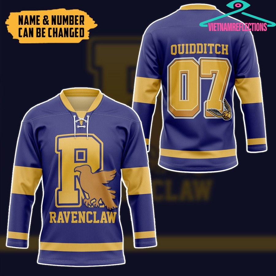 Harry Potter Ravenclaw House personalized custom hockey jersey