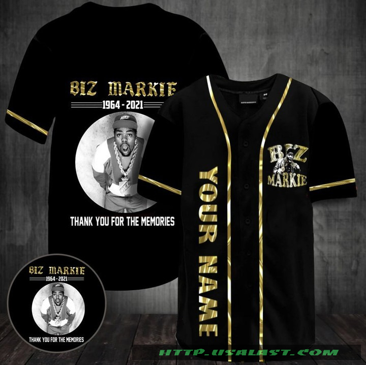 Biz Markie 1964 2021 Thank You For The Memories Personalized Baseball Jersey Shirt