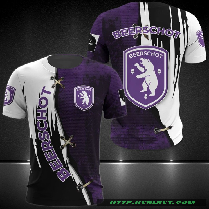 Beerschot VA F.C 3D All Over Print Hoodie T-Shirt