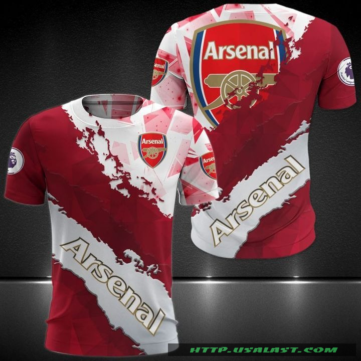 Arsenal FC 3D All Over Print Shirt