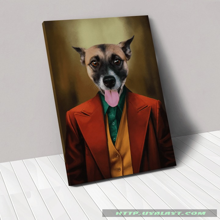 Joker Personalized Pet Image Poster Canvas