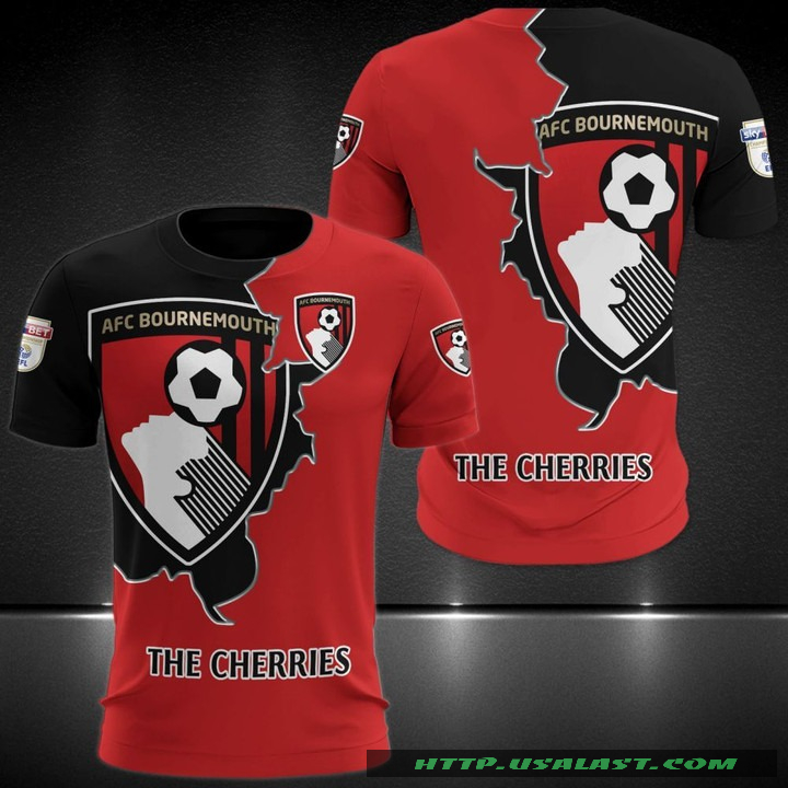 AFC Bournemouth The Cherries 3D All Over Print Hoodie T-Shirt