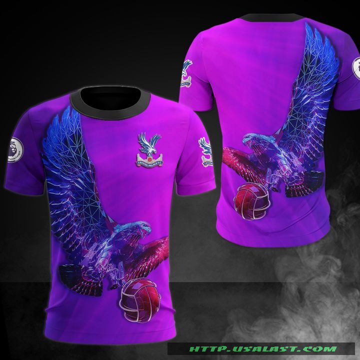 Crystal Palace FC Logo Premium 3D All Over Print Shirt