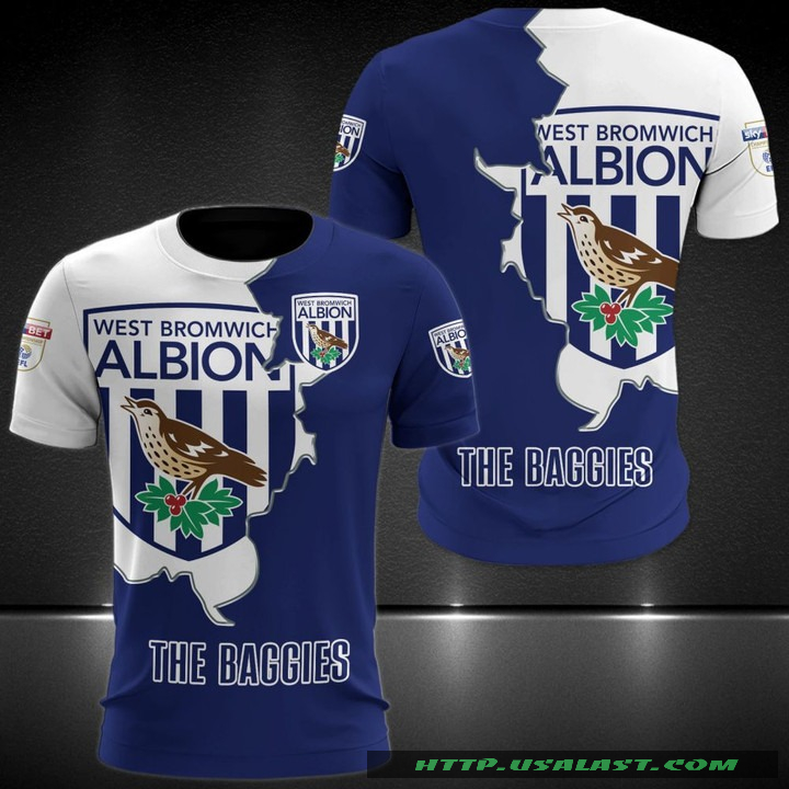 West Bromwich Albion F.C The Baggies 3D All Over Print Hoodie T-Shirt